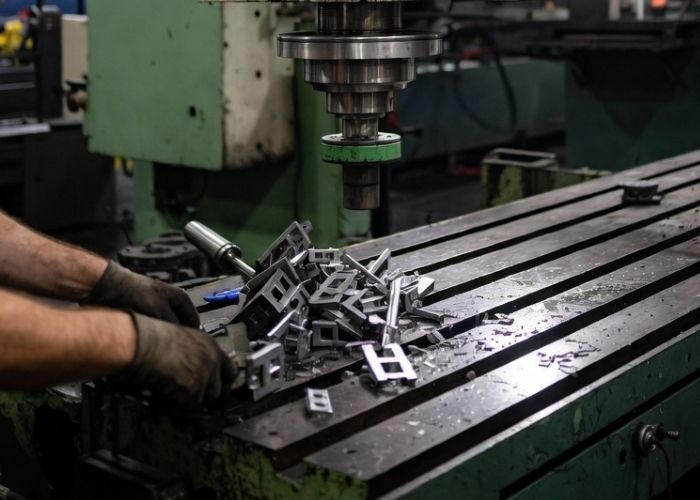 Złomowanie maszyn przemysłowych na hali produkcyjnej w Piekary Śląskich